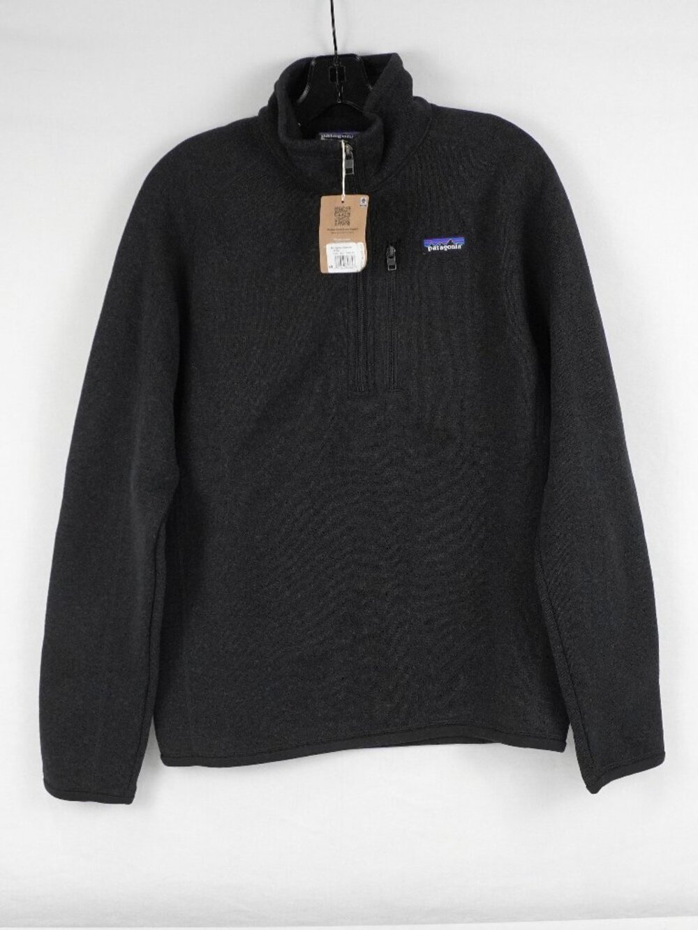 Patagonia Better Sweater 1/4 Zip Fleece Jacket In Black - Men's Size Small - NWT
